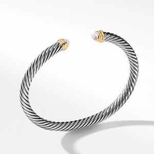 David Yurman Pearl Gold Classic Bracelet Cuff